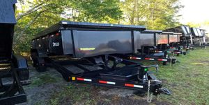 New 2024 Delco 7 x 14 High Side Dump 14k Trailer
